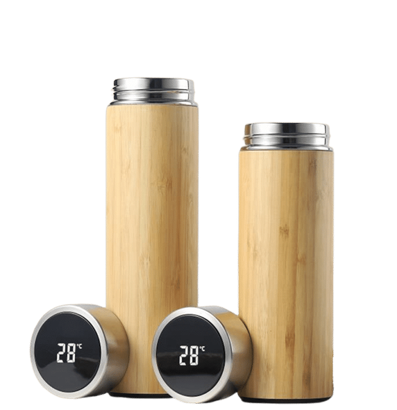 Bamboo Flask Thermos